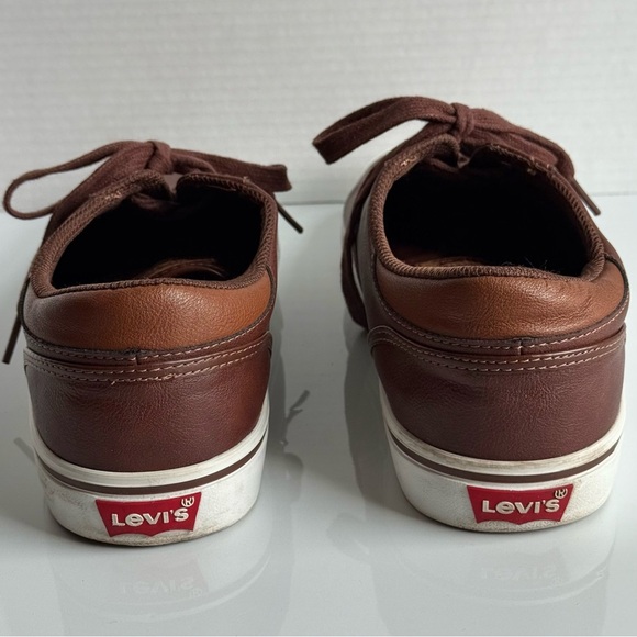 LEVIS Sneakers Faux Leather Lace-Up Shoes Boat Shoes Loafers Size 11 - Picture 4 of 9